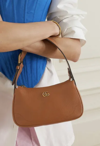 Сумка через плечо Gucci Mini Aphrodite коричневый