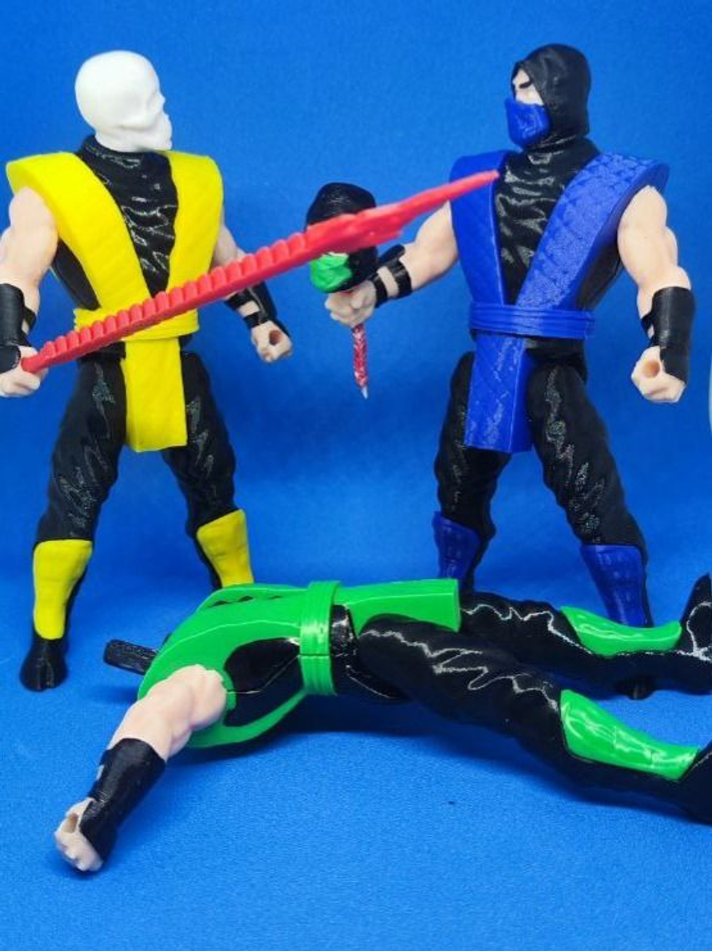 Подвижная фигурка "Сабзиро" Mortal Kombat, пластик, цвет синий