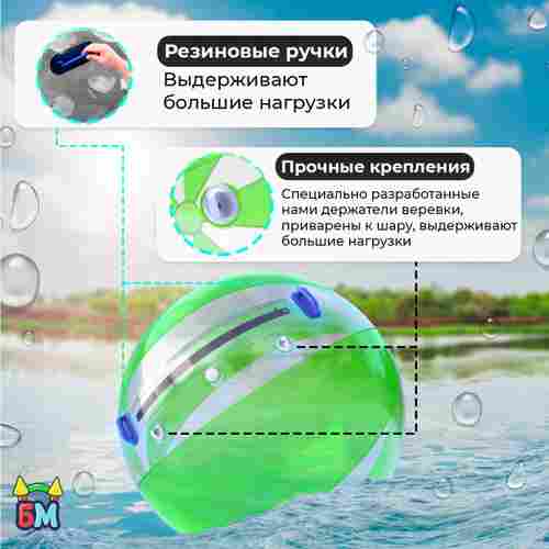 Аттракцион Водный шар ПВХ «Арбуз» 2*2*2 м