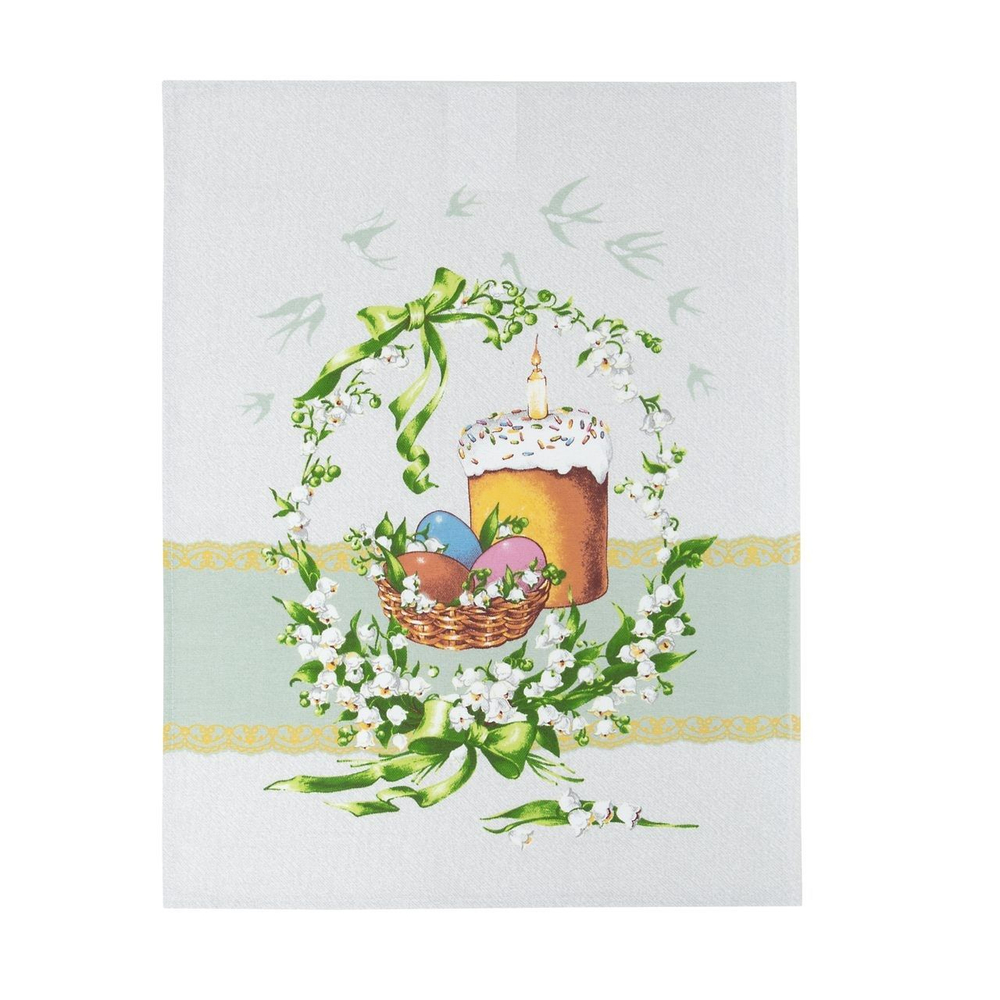 Набор кухонных полотенец, 3 шт , 45х60 см , рогожка