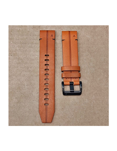 Ремешок кожа / замша 22 мм для Garmin Fenix 7 / 6 / 5, Forerunner 935 / 945 / 955, instinct, instinct 2, Epix Gen 2 быстросъемный черная пряжка