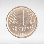 Brasil, 1 Centavo, 1994, VF