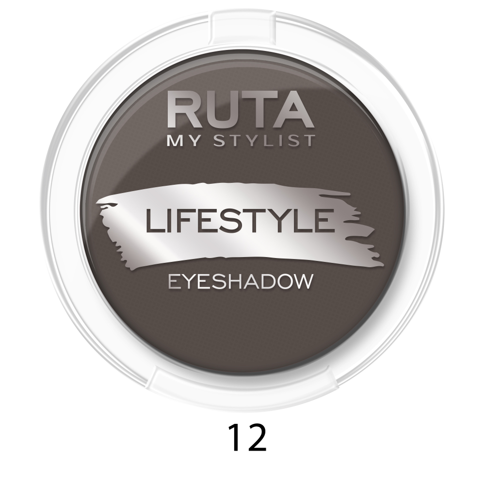 Ruta Тени для век Lifestyle, компактные, тон №12, Шоколадный мокко, 3,3 гр