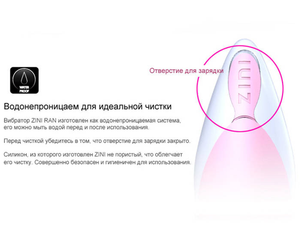 Вибратор ZINI RAN черного цвета с золотыми вставками