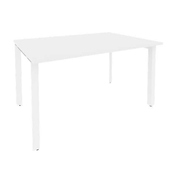 Onix Стол переговорный O.MP-PRG-1.3 Белый Бриллиант/Металл Белый 1380*980*750