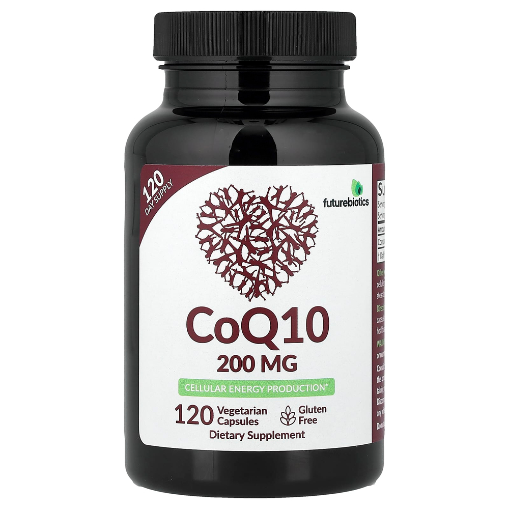 Futurebiotics, коэнзимQ10, 200 мг, 120 вегетарианских капсул