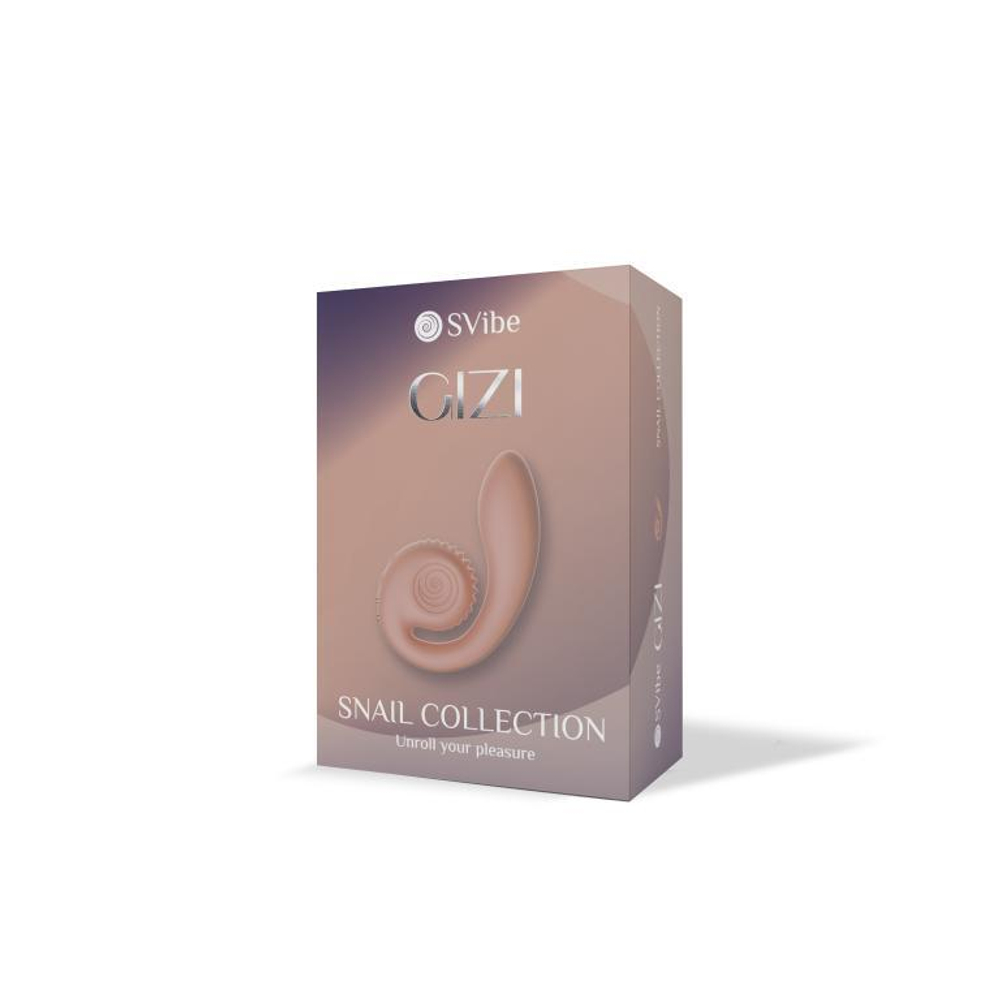 Инновационный SVibe Gizi вибратор, персиковый