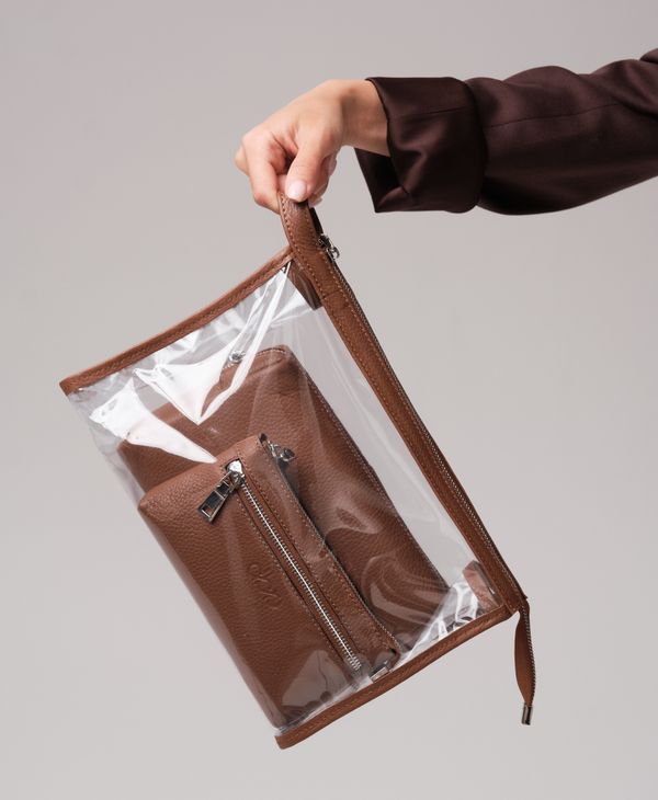 Набор косметичек DBR 15-89 тeмный орех