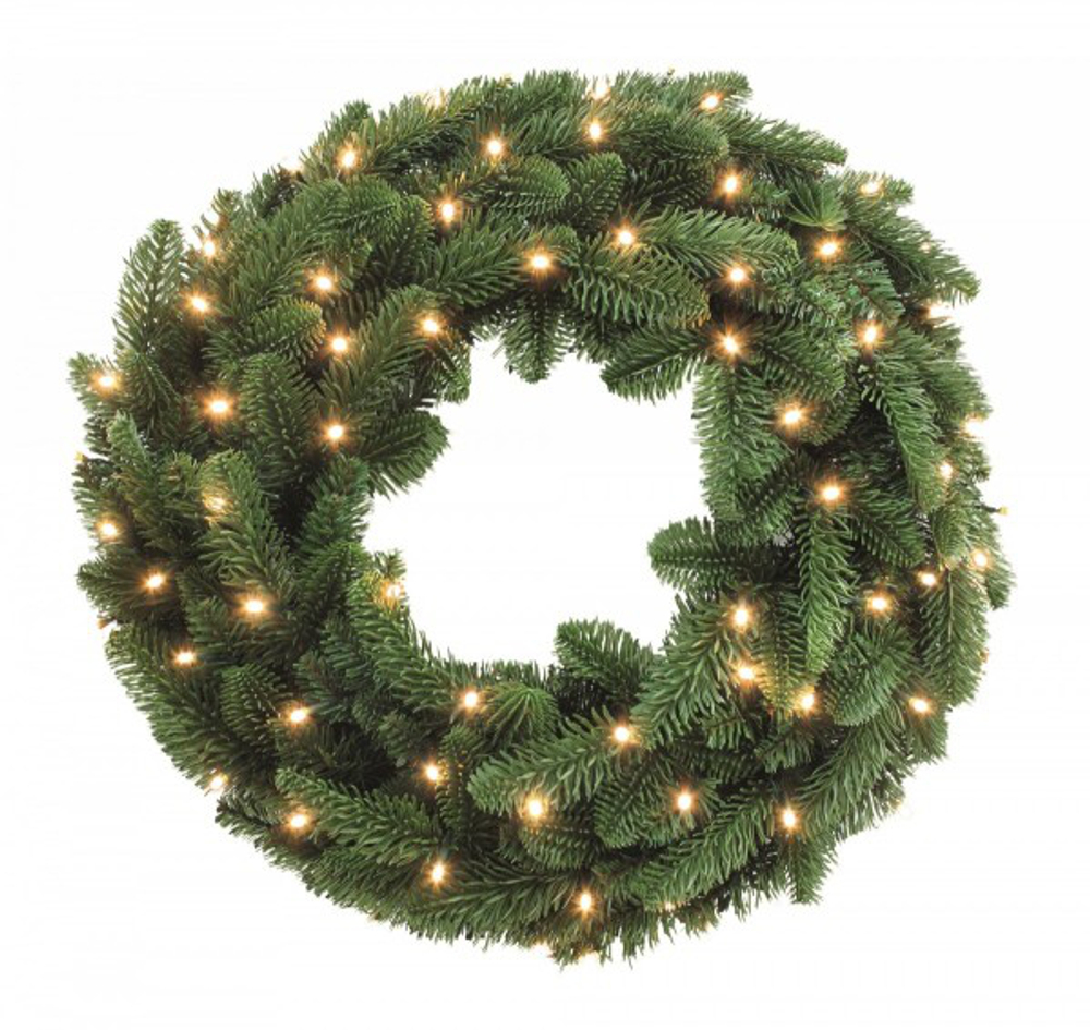 Венок 90 см Triumph Tree Нормандия 96 ламп Голландия