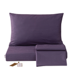 Комплект постельного белья Страйп Сатин Однотонный CT032