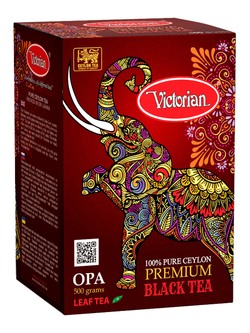 Чай чёрный листовой Victorian OPA Premium 500 г, чёрный чай, высшего сорта, ароматный цейлонский чай