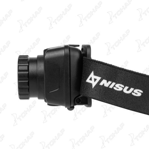 Фонарь налобный сенсорный 380 LM, IP44, USB (N-FN-HL18) NISUS