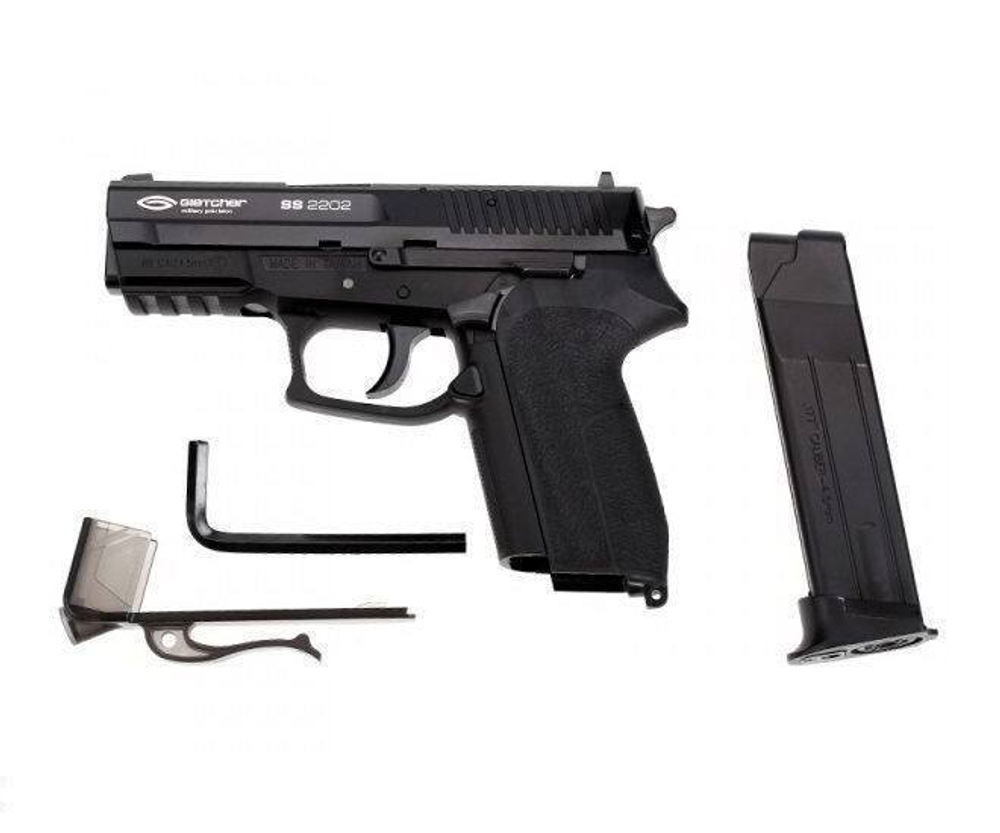 Пистолет пневматический Gletcher SS 2202 Metal АКЦИЯ