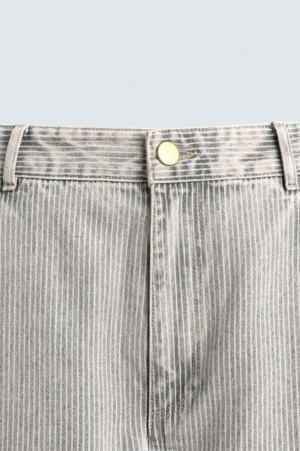 ZARA БРЮКИ RELAXED STRAIGHT FIT В ПОЛОСКУ, ПОЛОСКИ