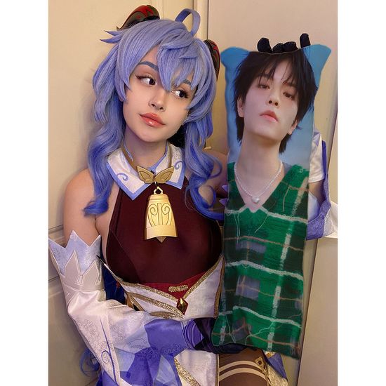 Мини дакимакура Ким Сынмин Стрей Кидс арт. M1268, 60х20 см