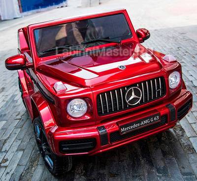Детский электромобиль Mercedes-Benz AMG-G 63 красный