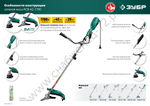 ЗУБР 1700 Вт, ш/с 42 см, сетевой триммер (КСВ-42-1700)