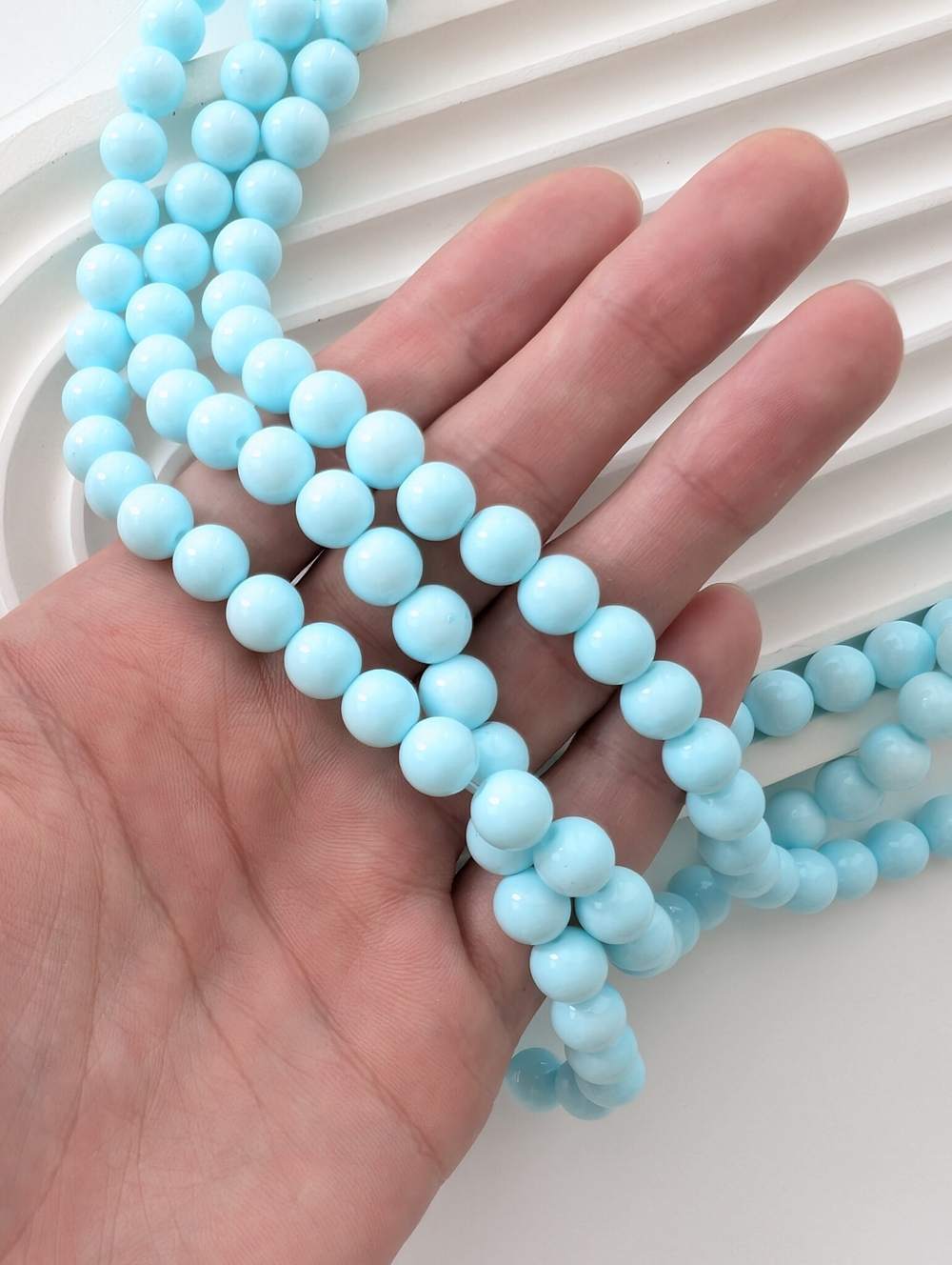 Бусины стеклянные Майорка 8мм