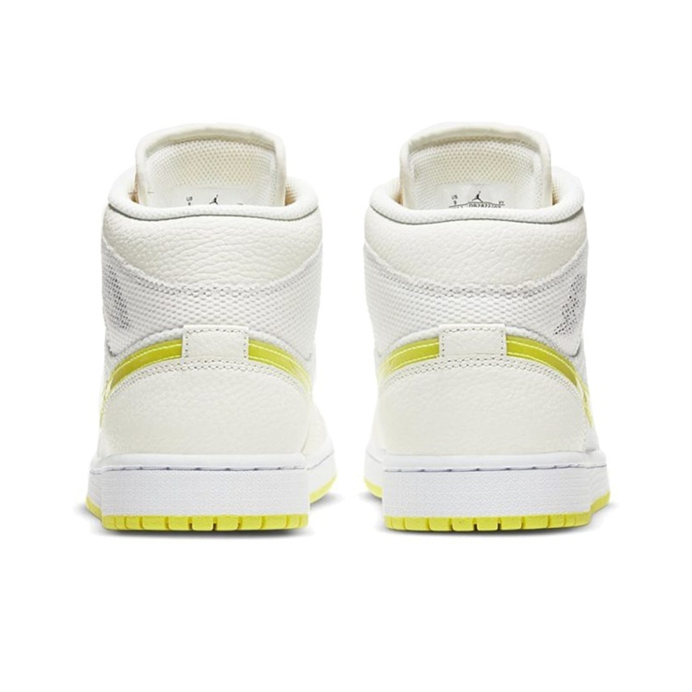 Кроссовки Air Jordan 1 Mid Voltage Yellow