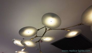 replica Lindsey Adelman 12 -shade Porcelain Disc Branching 1