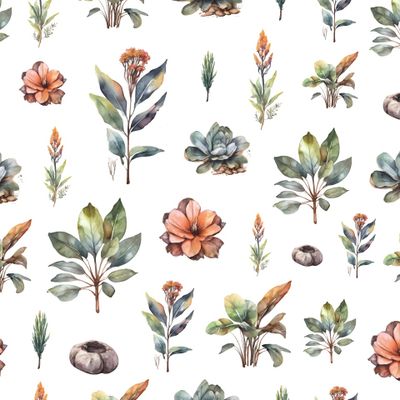 Цветы и растения в скандинавском стиле