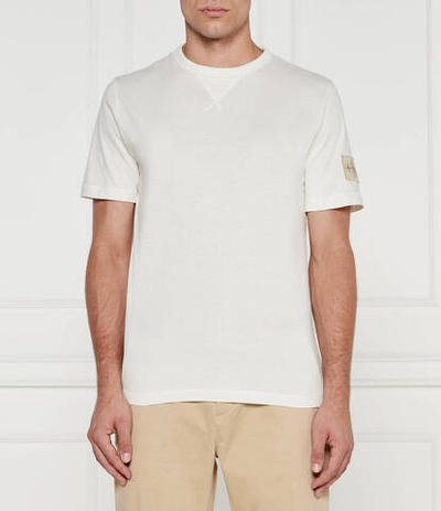 Футболка CALVIN KLEIN JEANS - экрю(J30J323484)
