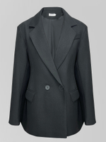 Пиджак ASKins 344 приталенный однотонный с карманами по бокам