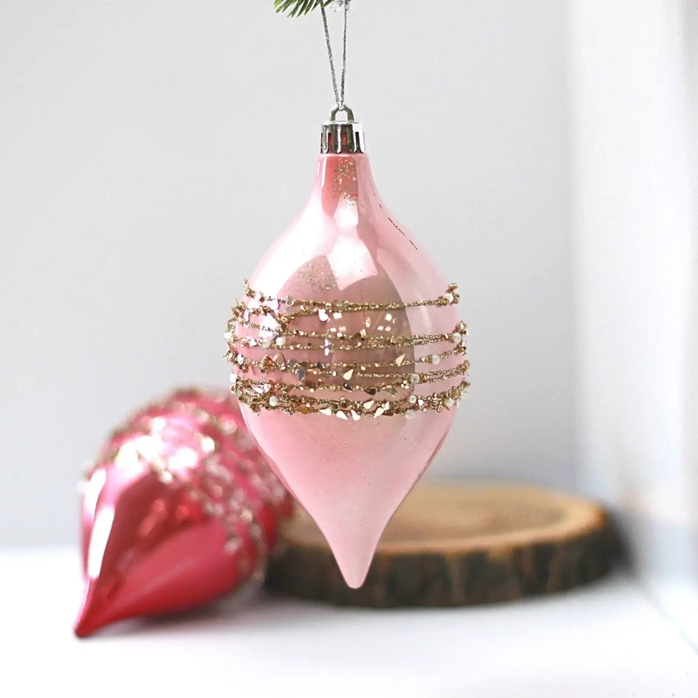 Набор украшений SHINE «Star Thread» 13,8х6,5 см (2 шт.), rose pink/baby pink