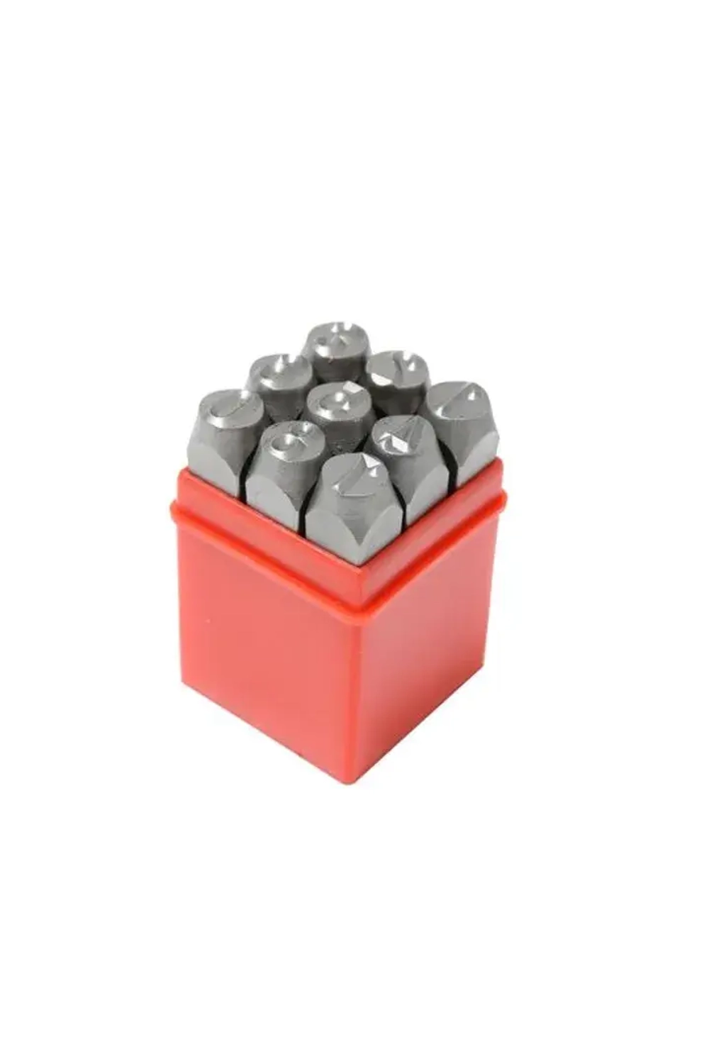 Набор штампов цифровых 10мм, 9пр., в пластиковом футляре RockForce##Rock FORCE RF-00910D