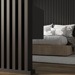 Интерьерная рейка МДФ STELLA Ривьера Black Edition 40*30*2700 (уп.4 шт.)