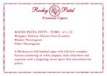 Rocky Patel Fifty Toro Sampler