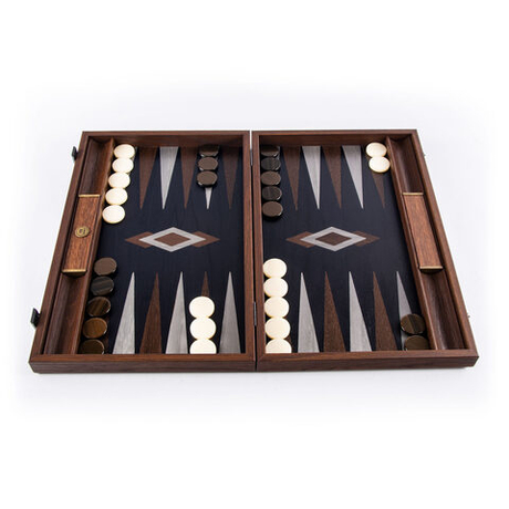 Нарды BACKGAMMON Нарды с боковыми стойками Manopoulos Коричневый