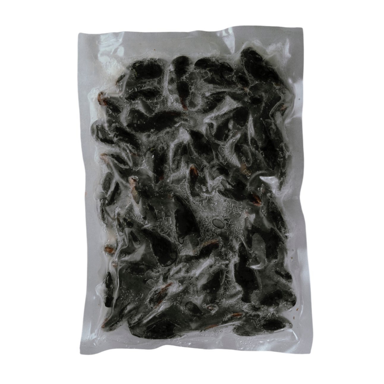 Мидии целые в раковине 40-60, 500 грамм