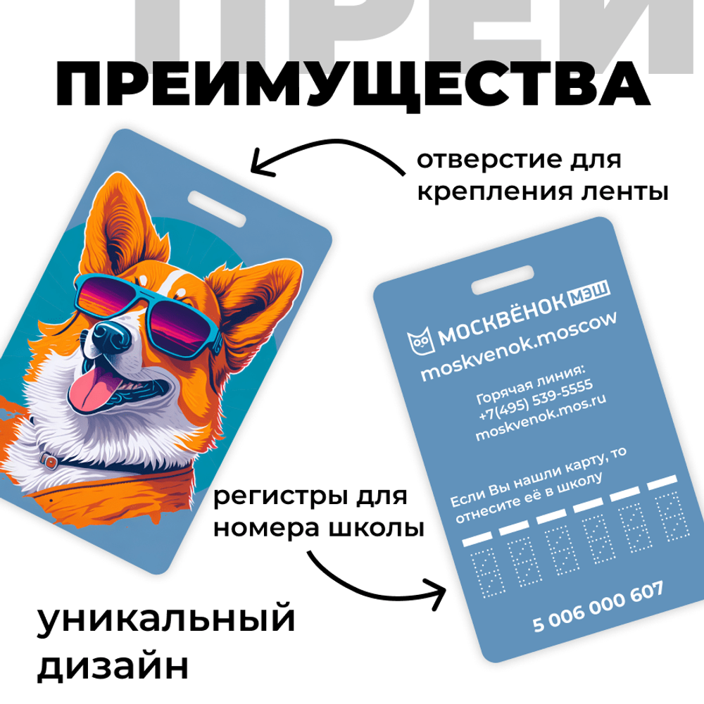 Карта Москвёнок ART №7 (проход + питание)