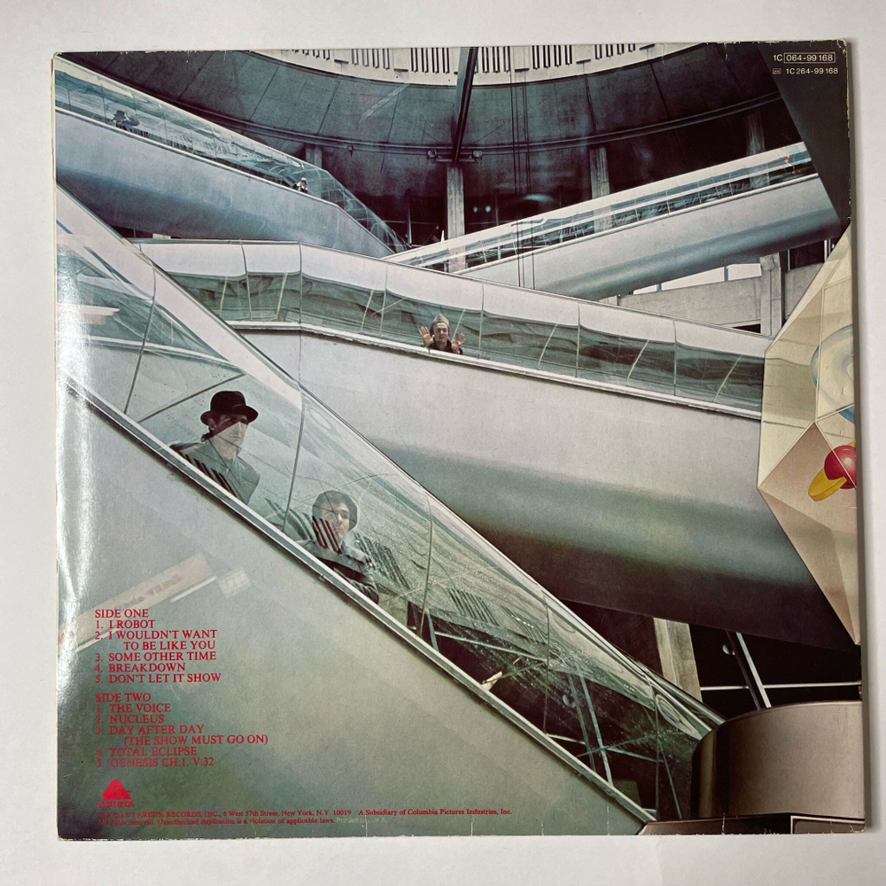 Винтажная виниловая пластинка LP The Alan Parsons Project I Robot (Germany 1977) Nucleus