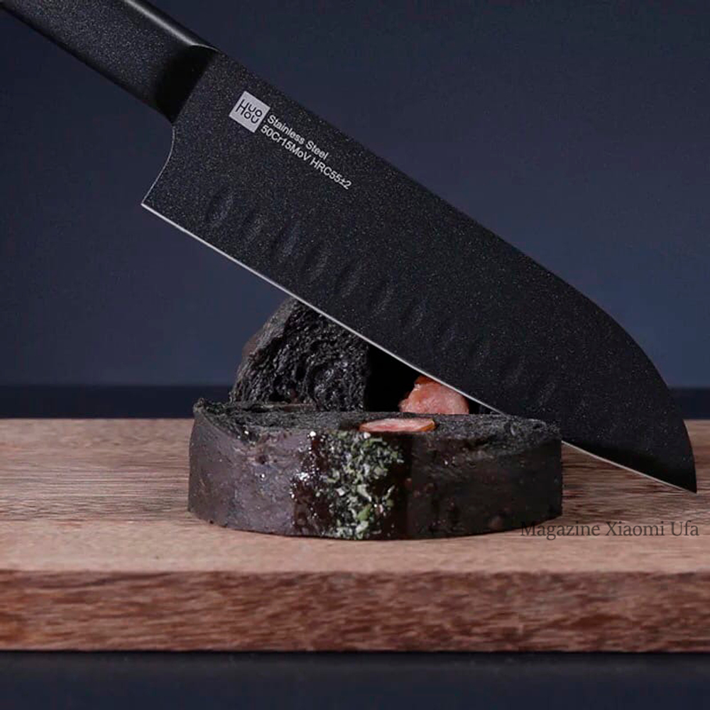 Набор ножей Xiaomi Huo Hou Heat Cool Black Non-stick Knife Set