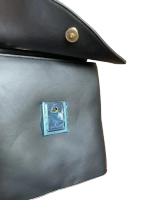 Рюкзак- сумка офисная из экокожи QOZA, черный