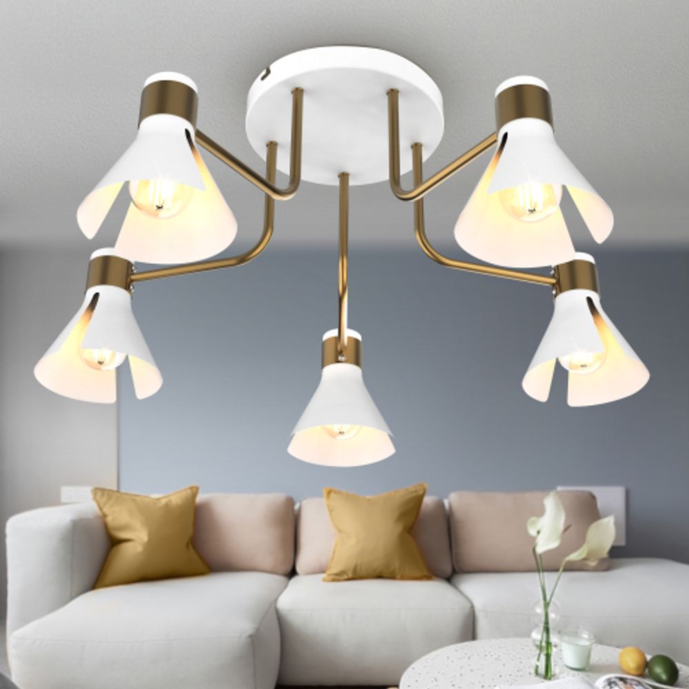 Люстра Rivoli Maira 7054-735 5 х Е14 40 Вт | Rivoli