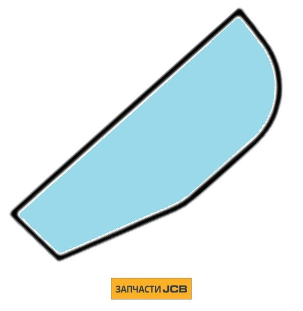 Стекло левое JCB 827/80432