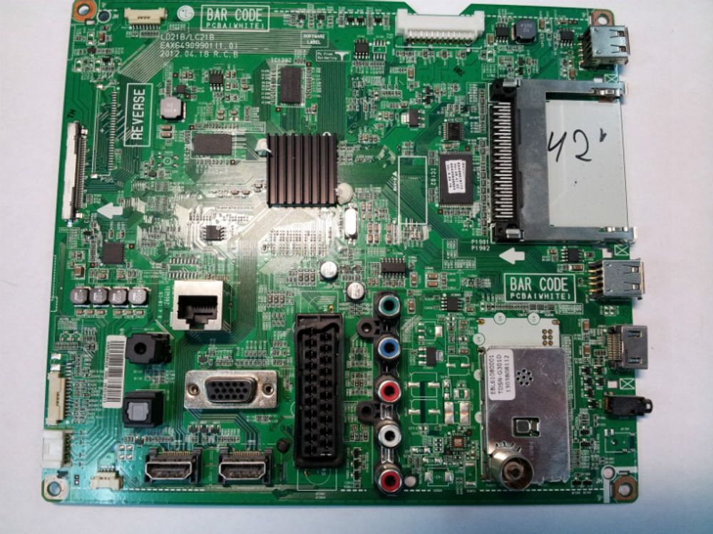 Mainboard EAX64909901 (1.0) EBR75084306 телевизора LG