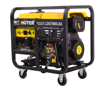 Электрогенератор дизельный LDG 7000LXА Huter