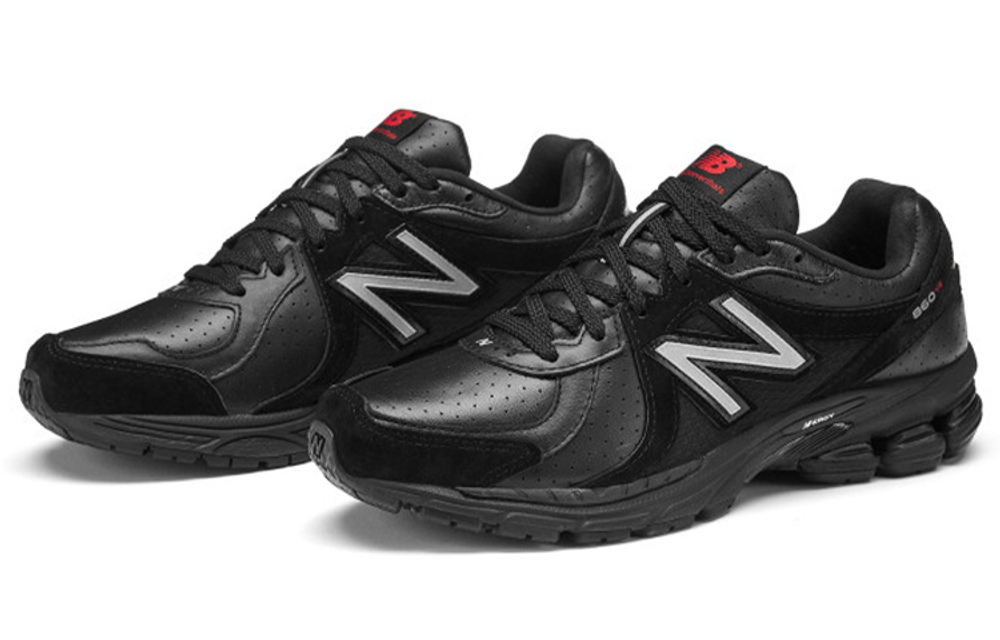 Thisisneverthat x New Balance NB 860 retro all-match non-slip, wear-resistant, lightweight, breathable, shock-absorbing, low-cut casual running shoes for men and women with the same style black