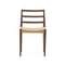 Analy Стул из массива дуба с отделкой орех и сиденьем из 100% веревки