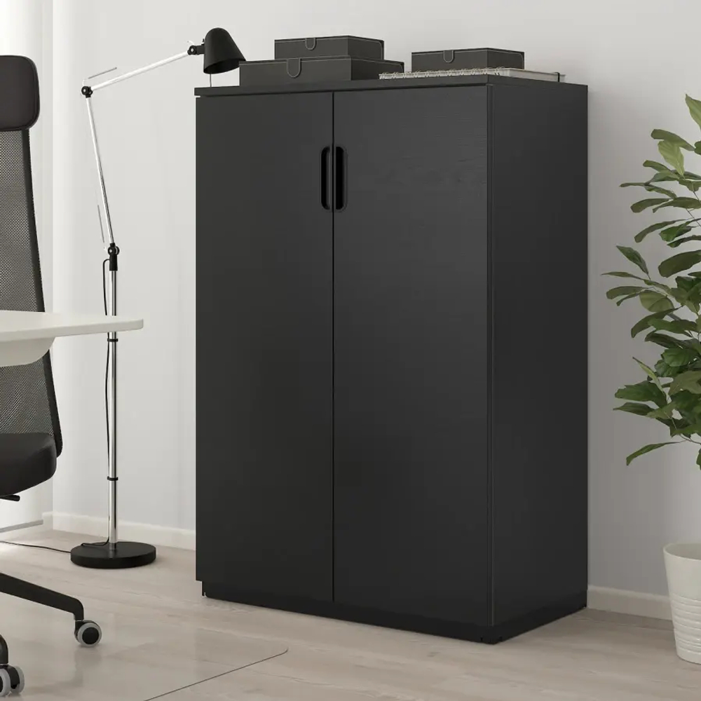 Шкаф для документов - IKEA GALANT/ГАЛАНТ ИКЕА, 120х45х80 см, черный
