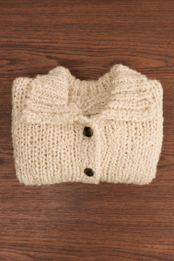 ZARA TIMELESS — КАРДИГАН ИЗ ШЕРСТИ И АЛЬПАКИ, ЦВЕТ СЛОНОВОЙ КОСТИ