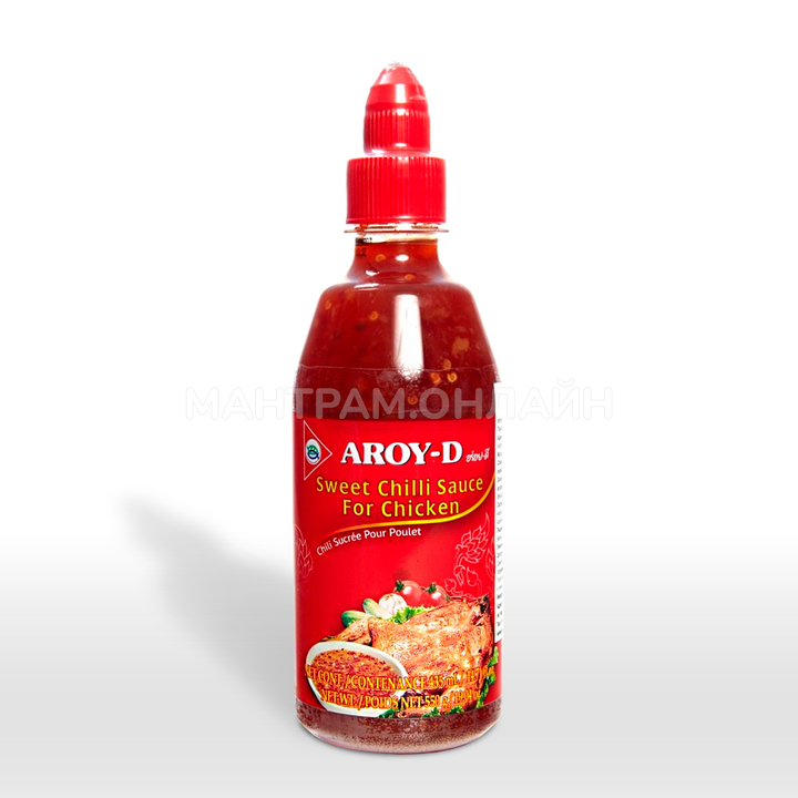 Соус Чили cладкий для курицы (дозатор) Aroy-D Sweet Chilli Sauce For Chicken 550 г