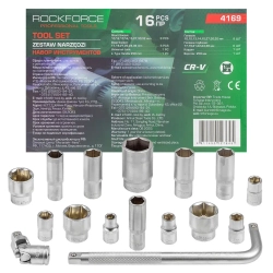 Набор головок (16 предметов) RockForce RF-4169