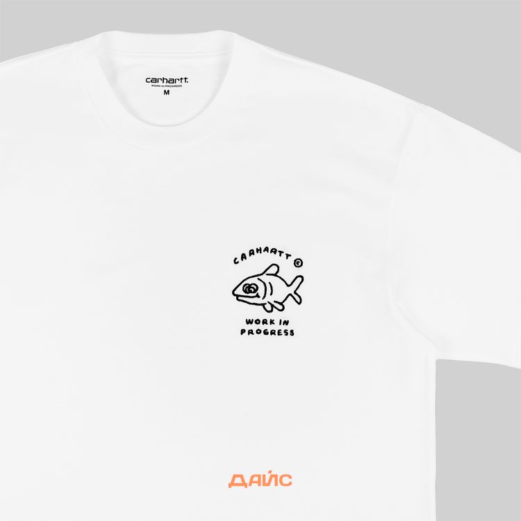Футболка мужская Carhartt WIP Icons артикул:I033271_white - купить в магазине Дайс