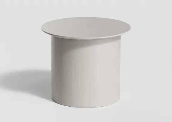 Столик Type D 50 см основание D 39 см (серо-бежевый)