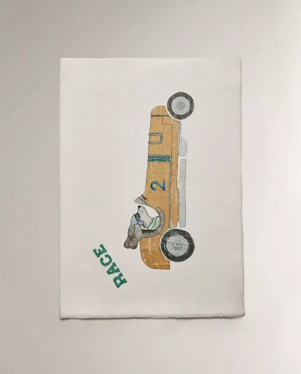 ZARA HOME ДЕТСКИЙ ПЛЕД С ПРИНТОМ "СОБАКА", РАЗНОЦВЕТНЫЙ